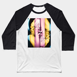 Colorful Mirror Girl Baseball T-Shirt